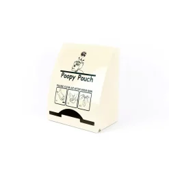 Express Pet Waste Bag Dispenser, Silver Metallic (PP-EXP-BEIGE)<Poopy Pouch Clearance