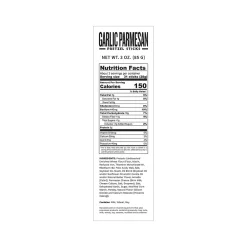 Pop Daddy Garlic Parmesan Pretzels Sticks, 3 oz., 15 Bags/Box (OPD00557)