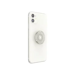 PopSockets PopGrip Clear Glitter Silver Universal Grip (805149)