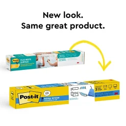 Dry Erase*Post-it Easy Erase Plastic Adhesive Dry-Erase Whiteboard, 6' x 4' (FWS6X4)