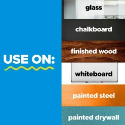 Dry Erase*Post-it Easy Erase Plastic Adhesive Dry-Erase Whiteboard, 6' x 4' (FWS6X4)