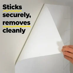 Dry Erase*Post-it Easy Erase Plastic Adhesive Dry-Erase Whiteboard, 8' x 4' (FWS8X4)