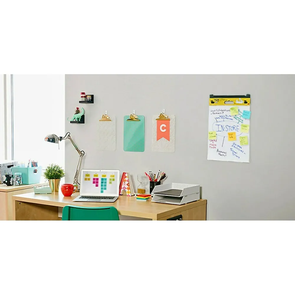Easel Paper Pads*Post-it ® Mini Super Sticky Wall Easel Pad, 15" x 18", 20 Sheets/Pad, 6 Pads/Pack (577SS)