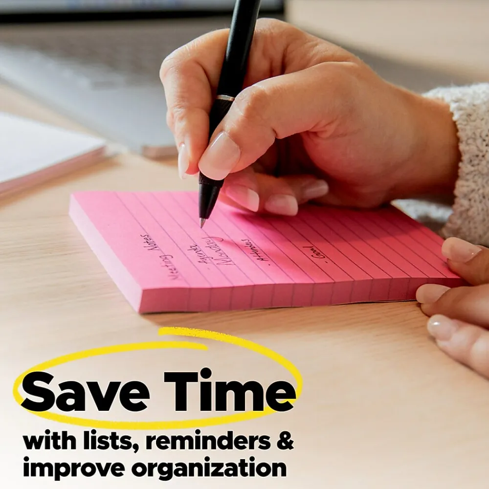 Post-It Notes*Post-it Notes, 3" x 3", Canary Collection, 100 Sheet/Pad, 18 Pads/Pack (654144B) Canary Yellow/Poptimistic Collection