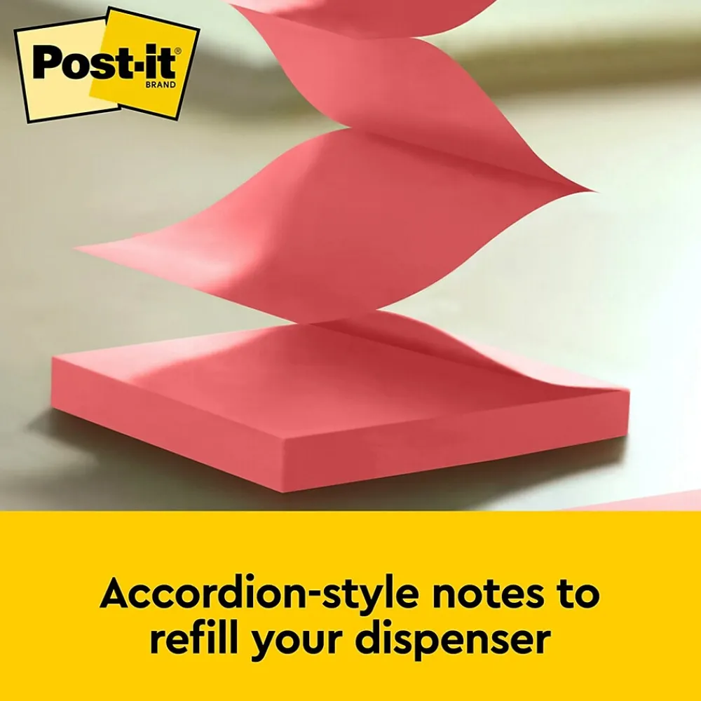 Post-It Notes*Post-it Pop-up Notes, 3" x 3", Collection, 100 Sheet/Pad, 6 Pads/Pack (R330-AN) Poptimistic