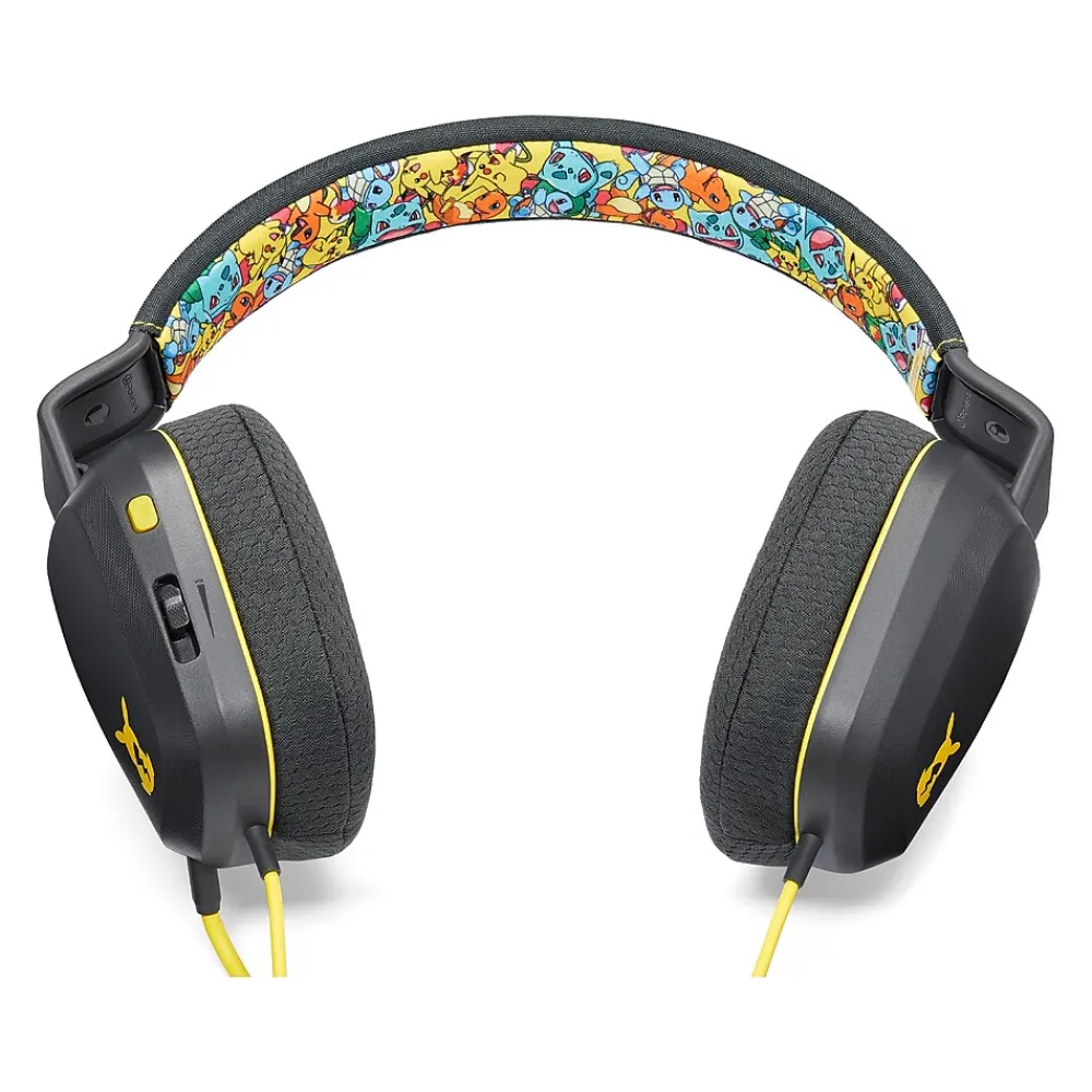 Online PowerA Pokemon: Kanto Friends NSGP0139-01 Headset for Nintendo Switch, Wired, Black
