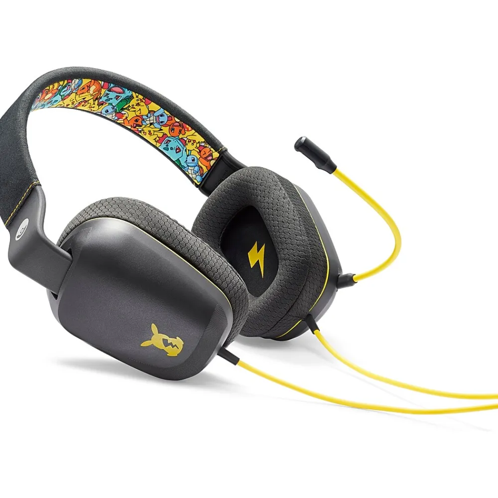 Online PowerA Pokemon: Kanto Friends NSGP0139-01 Headset for Nintendo Switch, Wired, Black