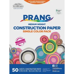 Construction Paper*Prang 12" x 18" Construction Paper, Holiday Green, 50 Sheets/Pack (P8007-0001)