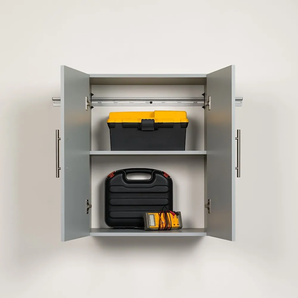 Storage Cabinets*Prepac ™ HangUps 24" Laminate Upper Storage Cabinet, Light Gray (GSUW-0706-1)