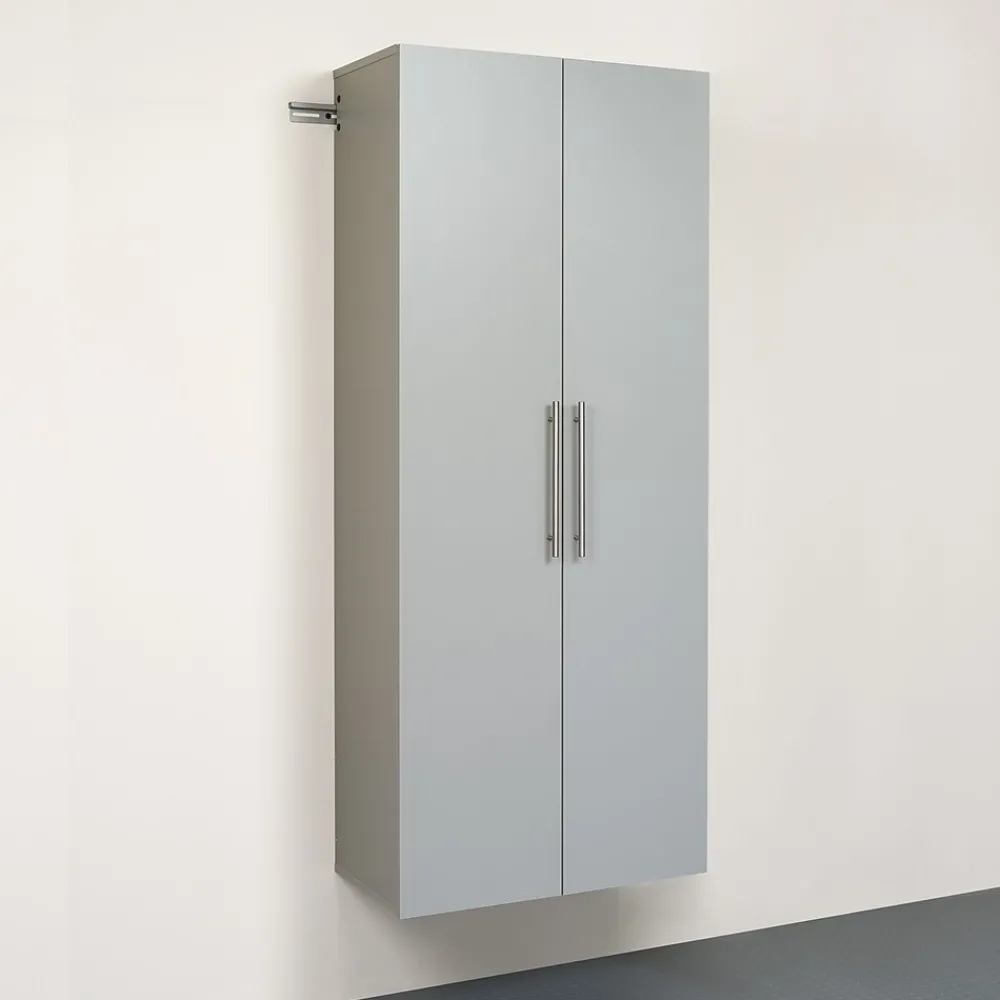 Storage Cabinets*Prepac ™ HangUps 30" Laminate Large Storage Cabinet, Light Gray (GSCW-0707-2K)