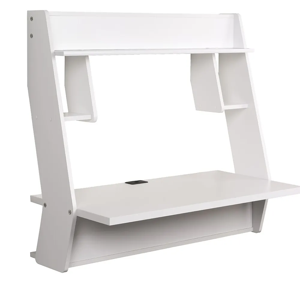 Computer Desks*Prepac Studio Floating Desk, White (WEHW-0900-1)