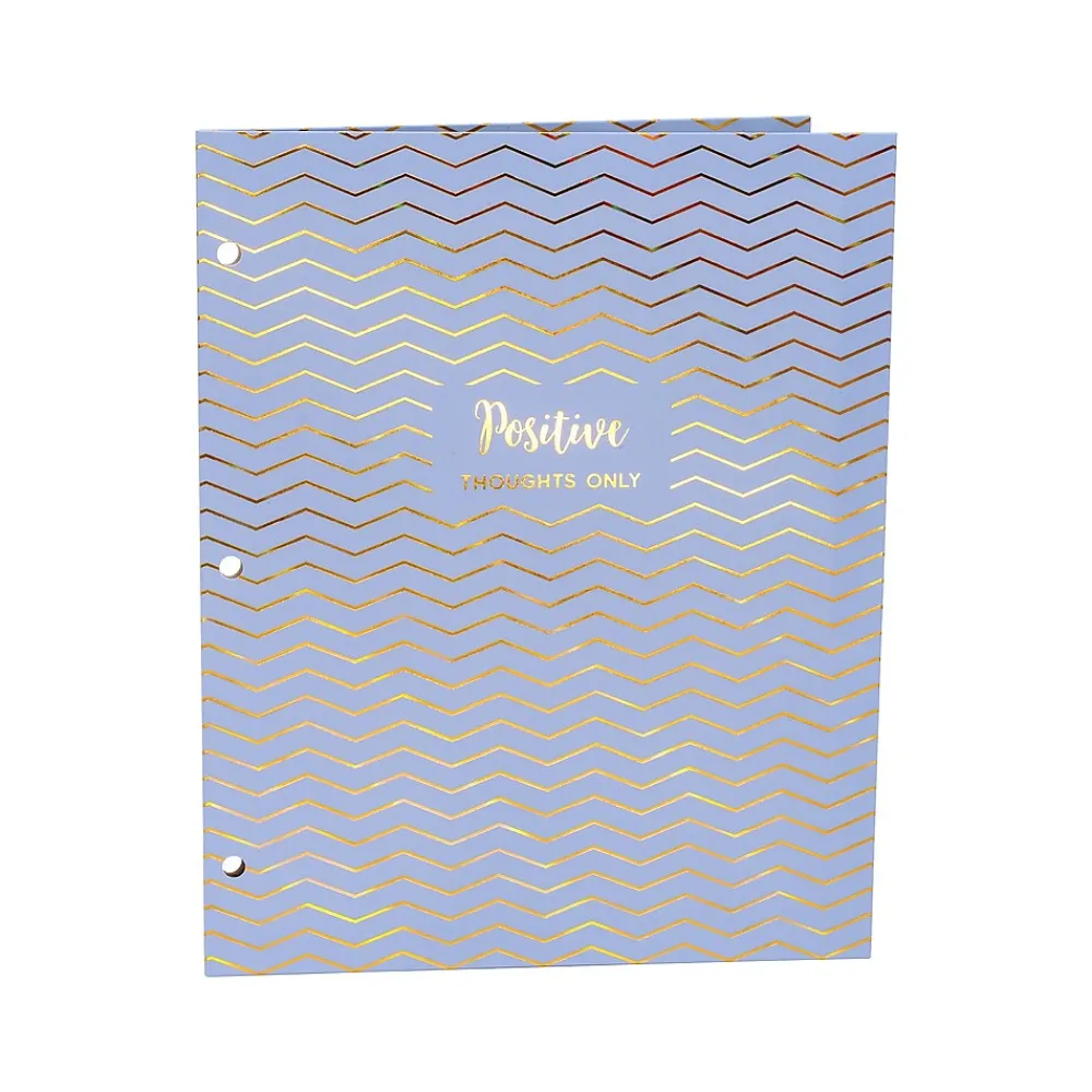 Pocket Folders|Pukka Pad Haze 3-Hole Punched 2-Pocket Cardstock Portfolio Folders, Assorted Colors, 6/Pack (9980(AST)-HZE)