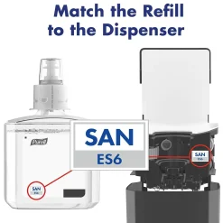 Advanced 70% Alcohol Gel Hand Sanitizer Refill for ES6 Dispenser, 1200 mL, 2/Carton (6463-02)<Purell Sale