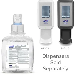 Advanced 70% Alcohol Foaming Hand Sanitizer Refill for CS6 Dispensers, 1200 mL, 2/Carton (6551-02)<Purell Discount