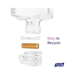 Advanced 70% Alcohol Foaming Hand Sanitizer Refill for ES10 Dispenser, 1200 mL., 2/Carton (8351-02)<Purell