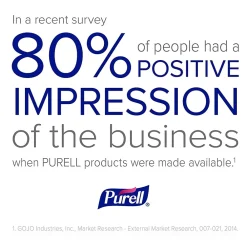 Advanced 70% Alcohol Gel Hand Sanitizer, Clean Scent, 12 oz. (3659-12)<Purell New