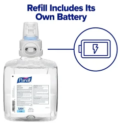 CS 8 Automatic Floor Stand Hand Sanitizer Dispenser, Graphite/Black (7418-DS)<Purell Outlet