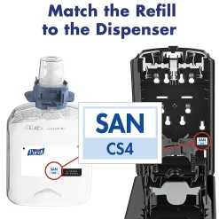 CS4 Wall Mounted Hand Sanitizer Dispenser, Graphite (5124-01)<Purell