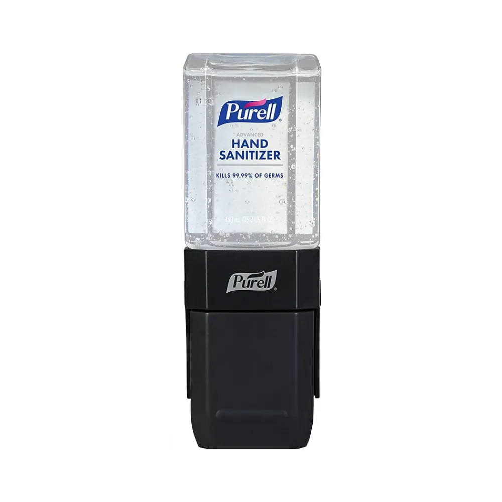 ES1 Dispenser Starter Kit Hand Sanitizer Dispenser, 450 mL Gel Refill Included, Graphite (4424-D6)<Purell New