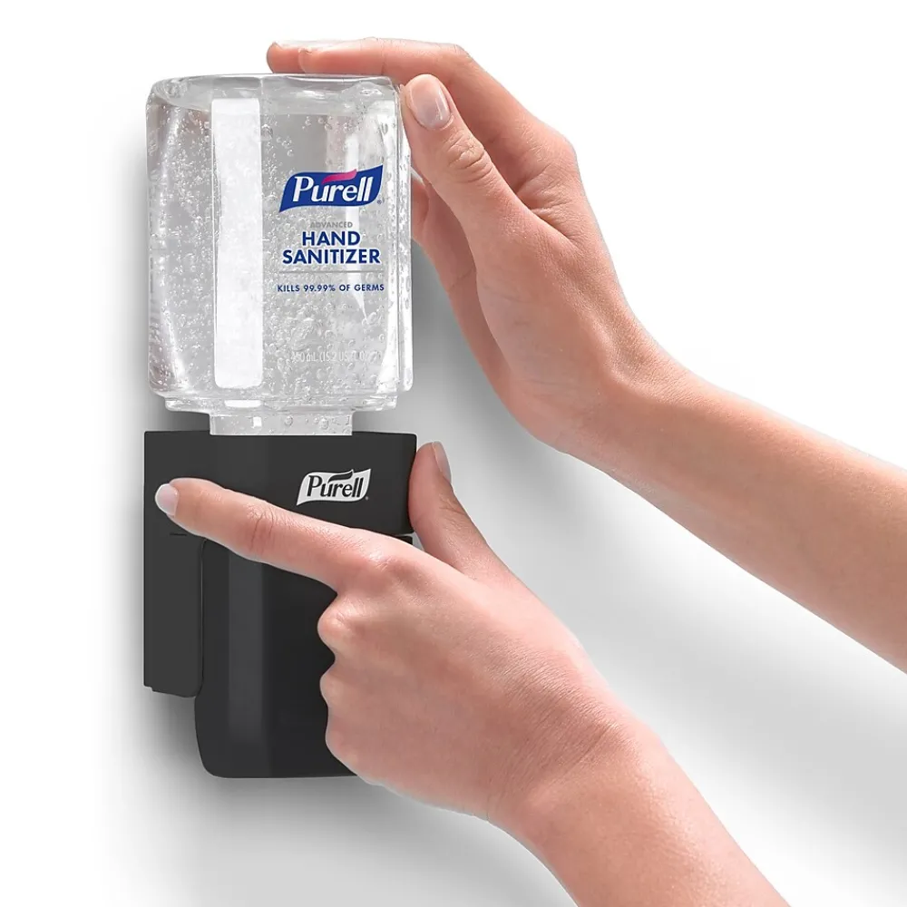 ES1 Dispenser Starter Kit Hand Sanitizer Dispenser, 450 mL Gel Refill Included, Graphite (4424-D6)<Purell New