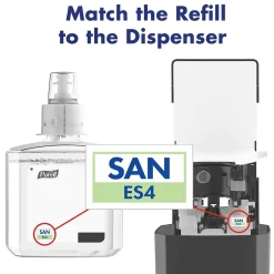 ES4 Wall Mounted Hand Sanitizer Dispenser, Graphite (5024-01)<Purell New