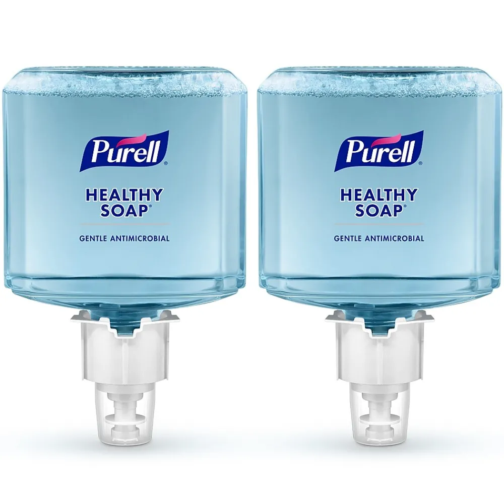 HEALTHY SOAP Antibacterial Liquid Hand Soap Refill for ES6 Dispenser, Light Scent, 1200 ml, 2/Carton (6480-02)<Purell Online