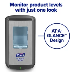 HEALTHY SOAP CS8 Automatic Wall Mounted Hand Soap Dispenser, Graphite (7834-01)<Purell Clearance