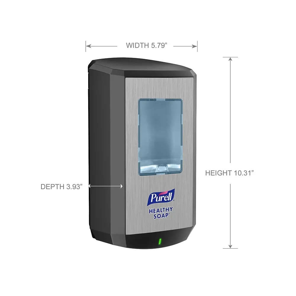 HEALTHY SOAP CS6 Automatic Wall Mounted Hand Soap Dispenser, Graphite (6534-01)<Purell Sale