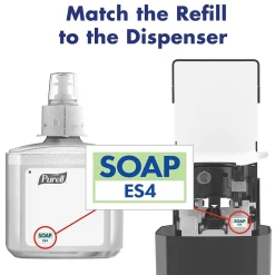 HEALTHY SOAP ES4 Wall Mounted Hand Soap Dispenser, Graphite (5034-01)<Purell New