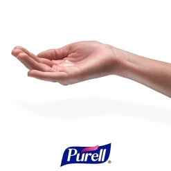 MESSENGER ES6 Automatic Floor Stand Hand Sanitizer Dispenser, Silver/Graphite (7316-DS-SLV)<Purell