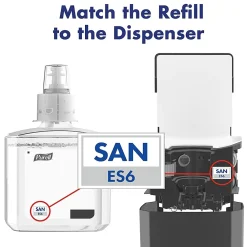 MESSENGER ES6 Automatic Floor Stand Hand Sanitizer Dispenser, Silver/Graphite (7316-DS-SLV)<Purell