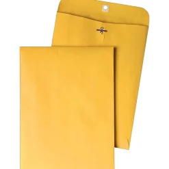 Sale Quality Park Clasp & Moistenable Glue Kraft Catalog Envelope, 12" x 15 1/2", Kraft, 100/Box (37810)