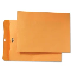 Discount Quality Park Clasp & Moistenable Glue Nonstandard Kraft Catalog Envelope, 9" x 12", Brown, 100/Box (QUA43090)