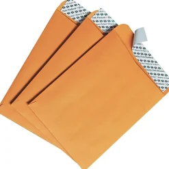 Outlet Quality Park Kraft Redi-Strip Self Seal Catalog Envelope, 6" x 9", Kraft, 100/Box (44162)
