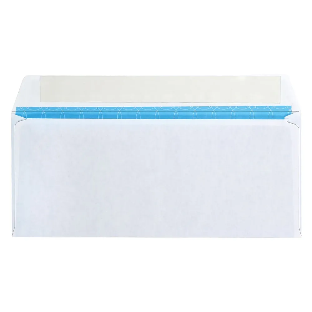 Best Quality Park Redi-Strip Security Tinted #10 Treated Business Envelopes, 4 1/8" x 9 1/2", White Wove, 500/Box