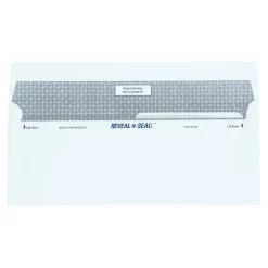 Online Quality Park Self Seal Security Tinted #8 Double Window Envelopes, 3 5/8
