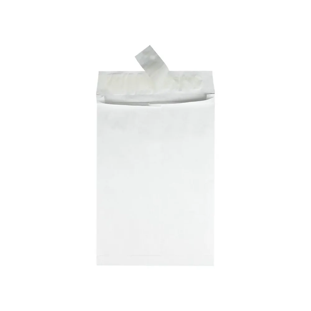 Clearance Quality Park Survivor Tyvek Expansion Self Seal Catalog Envelopes, 10" x 13", White, 100/Carton (QUAR4500)