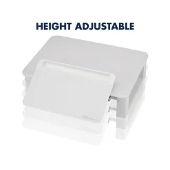 Online Quartet Adjustable Riser with Dry-Erase Board, White (Q090GMRW01)