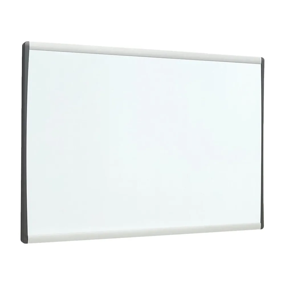 Dry Erase*Quartet Arc Cubicle Painted Steel Dry-Erase Whiteboard, Aluminum Frame, 2' x 1' (ARC2414)