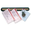 Bulletin*Quartet Bulletin Bar II Cork Bar, Black Plastic Frame, 1"H x 18"W (2350-1)