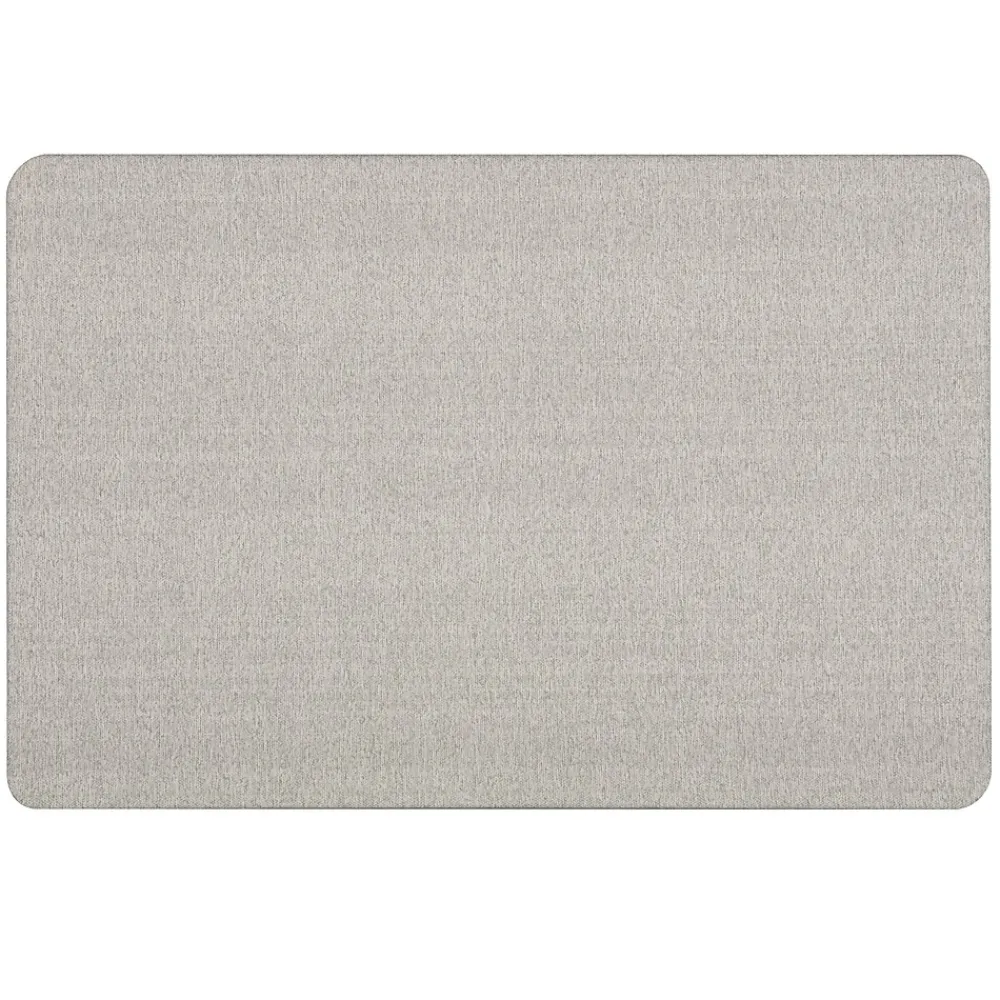 Bulletin*Quartet Oval Office Fabric Bulletin Board, Frameless, 3' x 2' (7683G)