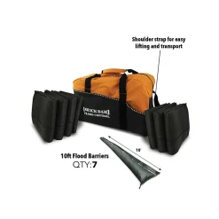 Absorbent Specialty Products Quick Dam Duffel Bag, 120", Up to 8.5 Gal. 7/Box (QDDUFF10-7)