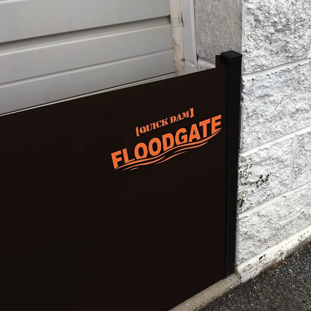 Quick Dam Flood Gate Side Rail Set, 4" (QDFGSIDES)