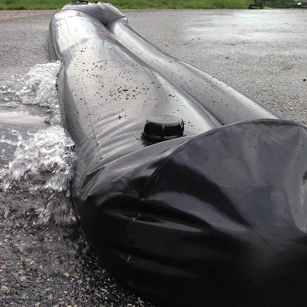 Quick Dam Universal Water Curb, Flood Control, 10" x 5', 1/Pack (QDWC105)