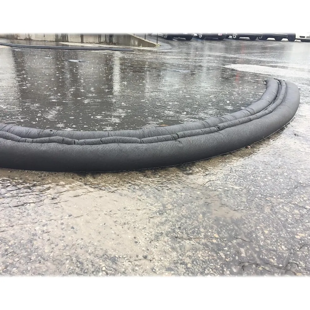 Quick Dam Water Flood Barrier, 120", Up to 8 Gal., 8/Box (QD610-8)