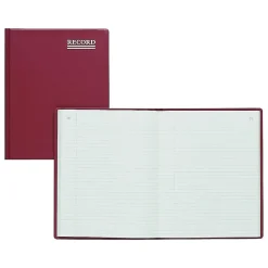 Accounting & Record Journals*Blueline Rediform Vinyl Series Record Book, 8.38