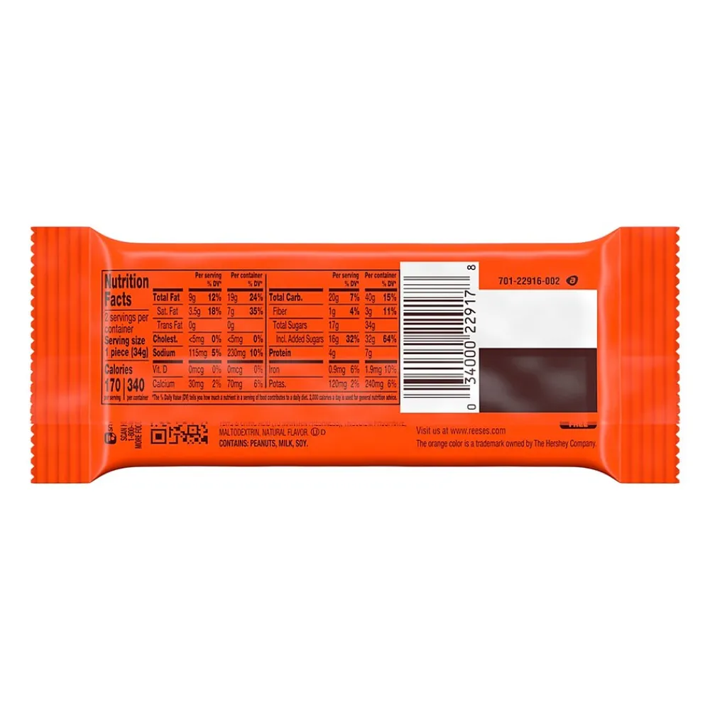 Reese's Stuffed w/ Puffs Big Cup King Size 2.4oz, 16/Box (246-01182)