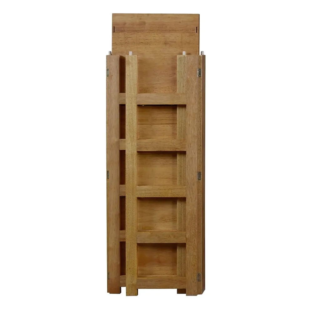 Bookcases*Regency Flip Flop 34" High Square Folding Bookcase- Medium Oak (FFSQ3412MO)
