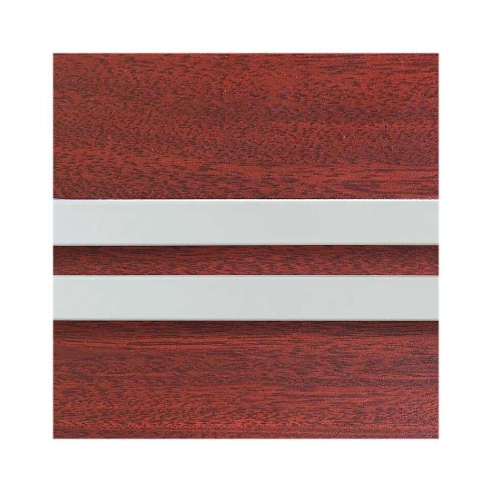 Office Desks*Regency Marque 124.5"W Curved Reception Desk Workstation, (77292MH) Mahogany