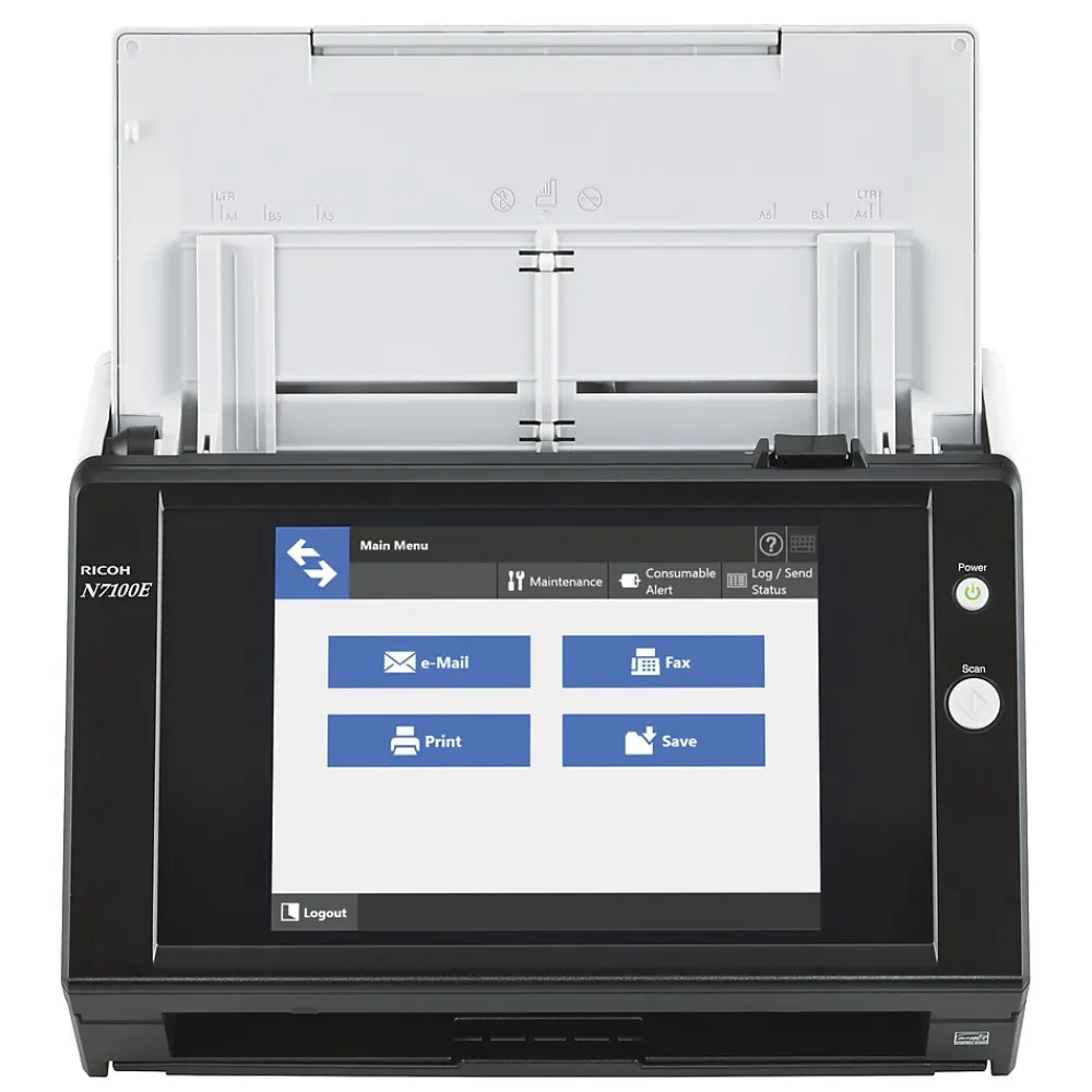 Ricoh ImageScanner N7100E PA03706-B505 Slide Scanner, Black